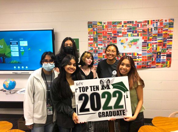 So proud that THREE amazing students of our team: Nawal, Yesha &amp; Jonathan are TOP 10 and THE VALEDICTORIAN of the class of 2022! Super proud of all their accomplishments and where they’re futures are headed !! 🎓🤍 <a href="/JayDMaydeCreek/">Jay Decker</a> <a href="/MCHS_Rams/">RamNation</a> <a href="/MaydeCreek2022/">mchs c/o ‘22 ☻</a> #RPND