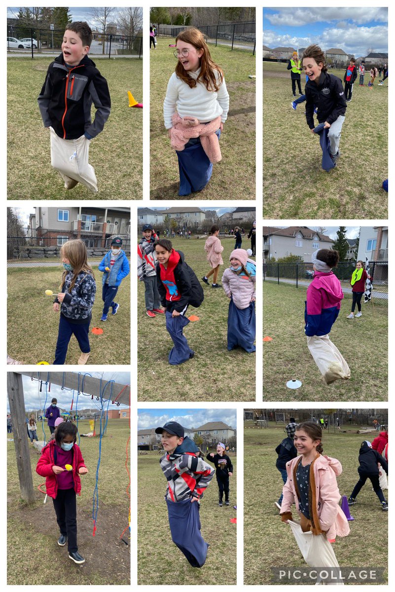 MrsOConnorOCSB_'s tweet photo. My heart is so full from seeing all of the smiles & laughter from today!๐คฉ๐ฅฐ Thank you to @MrsMG_ocsbโs students who lead these fun games for our school! #outdoorfunday #hopintospring โ๏ธ https://t.co/NapvXGWA3h