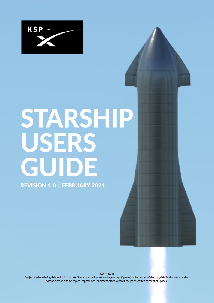 Aurebleyde's tweet photo. Je tenais à partager ça avant la fin définitive de @KspSpacex. Sur notre serveur à l'époque, @Chloe_Mathon la NRO, avait fait un appel d'offre. J'ai alors proposé pour Starship en un pdf quali. Mais par flemme... Voilà le résultat @Kaynouky @L3G33K @NeguchiMaroyama @ClosertoSpace https://t.co/Yk8XjaDjmL