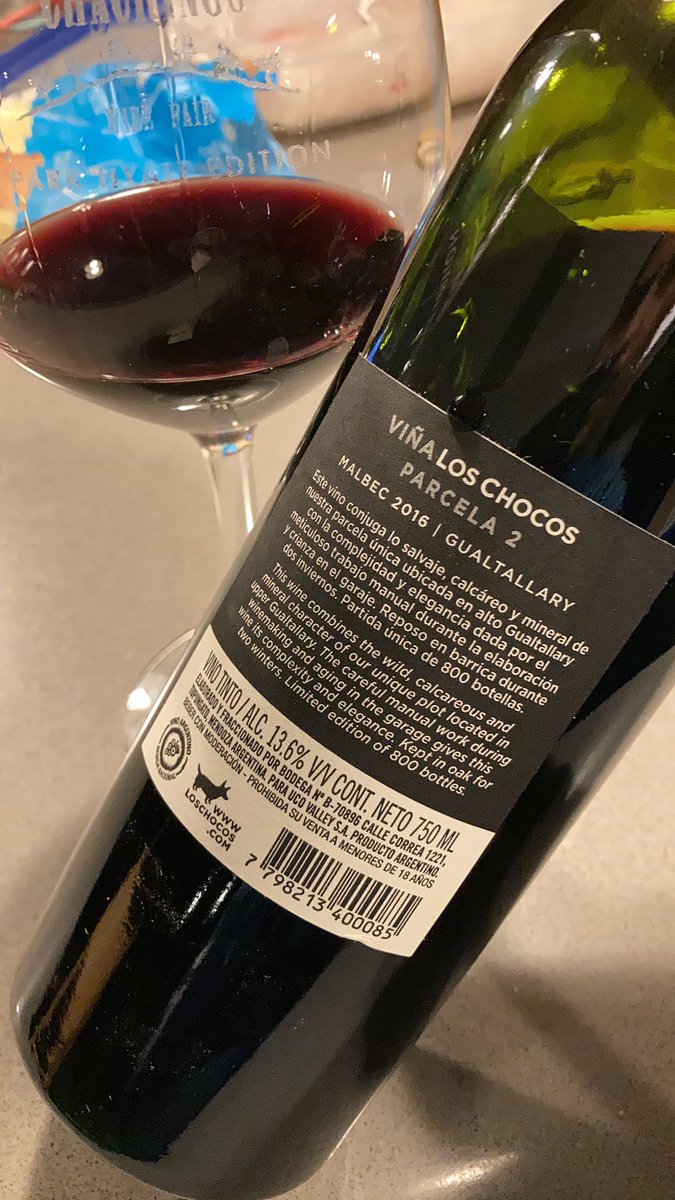 Y seguimos con Los Chocos 👏👏<a href="/Germasera/">Germán Masera</a> . Hermoso este Malbec , 800 botellas