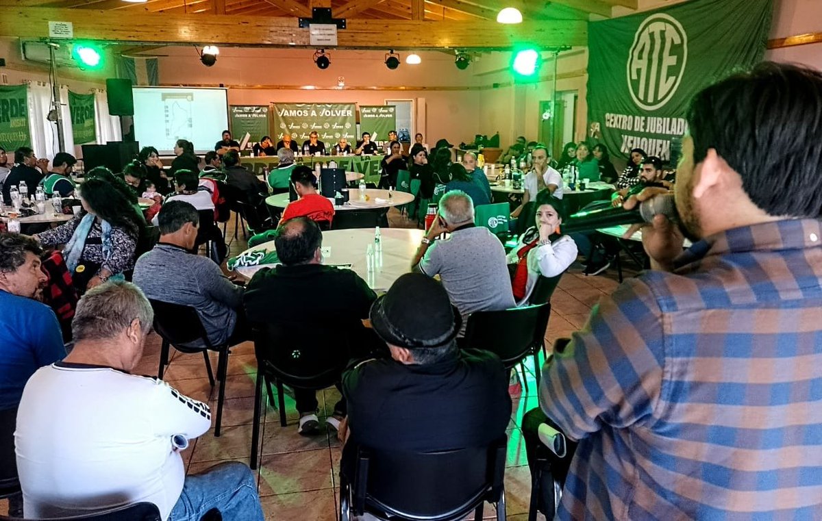 Reunión de ANUSATE en la provincia de Neuquén: 22 localidades de las 10 seccionales provinciales presentes por la recuperación del gremio! Vamos a volver !