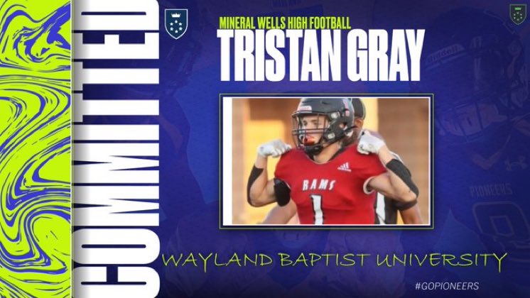 TristanGray1107's tweet photo. Finally made my decision and I am blessed to be going to @WaylandBaptist! Thank you!! @CoachAntonPaige https://t.co/IP193VENOP