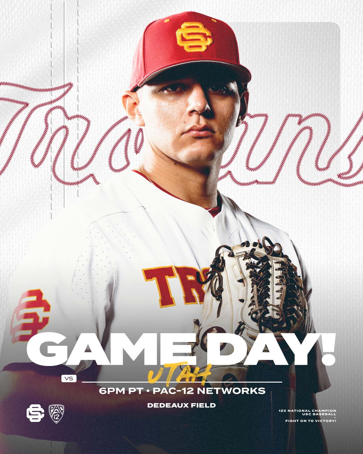 USC Baseball on Twitter "Pac12 action returns to Dedeaux Field