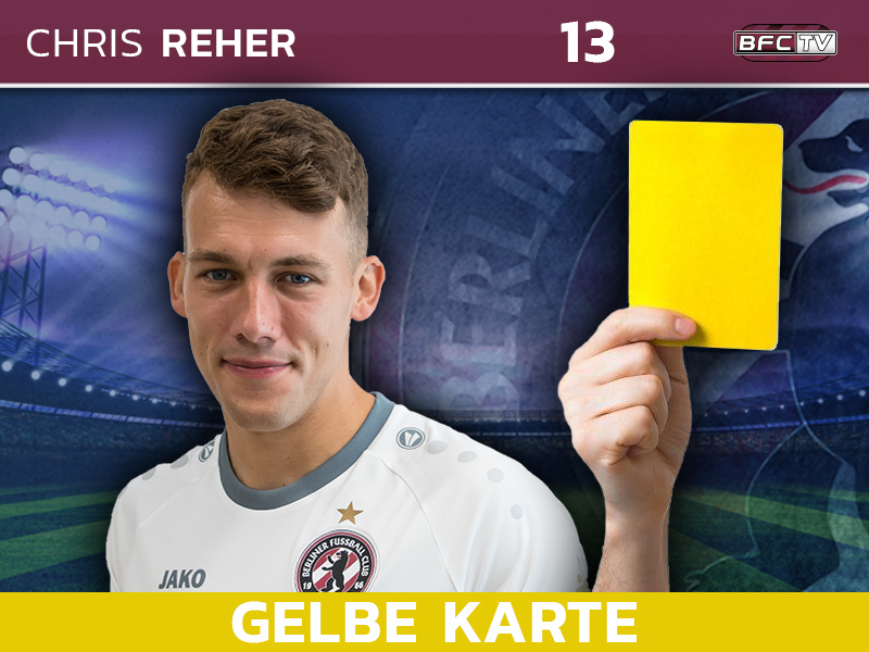 BFCDynamo's tweet photo. Nach einem taktischen Foul sieht Chris Reher ebenfalls die gelbe Karte (76.). #BFCTebe https://t.co/M0sng6zN47