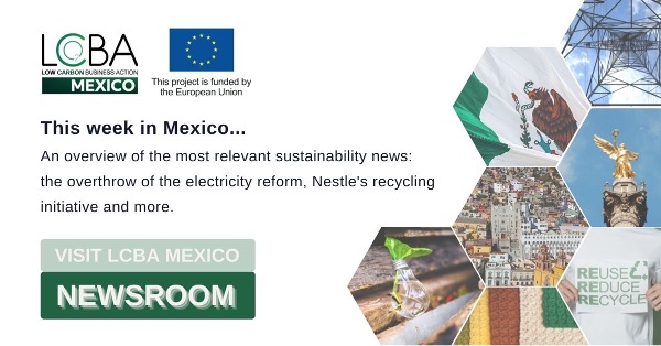 EU_Lowcarbon's tweet photo. We’re launching our Market Watch feature as part of the #LCBAM Newsroom!
Every Friday we will provide you with an overview of the most relevant #news related to #cleatech in the Mexican market. Stay tuned!
➡️ You can read our first article here: https://t.co/tGQuACSYSC https://t.co/bkXry463iP