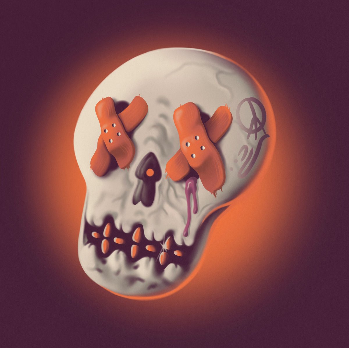 menkhouse's tweet photo. Like &amp; RT if you dig my art ✌🏻 #skullisland #nft #nfts #NFTCommmunity https://t.co/uRQ1ayXiBO