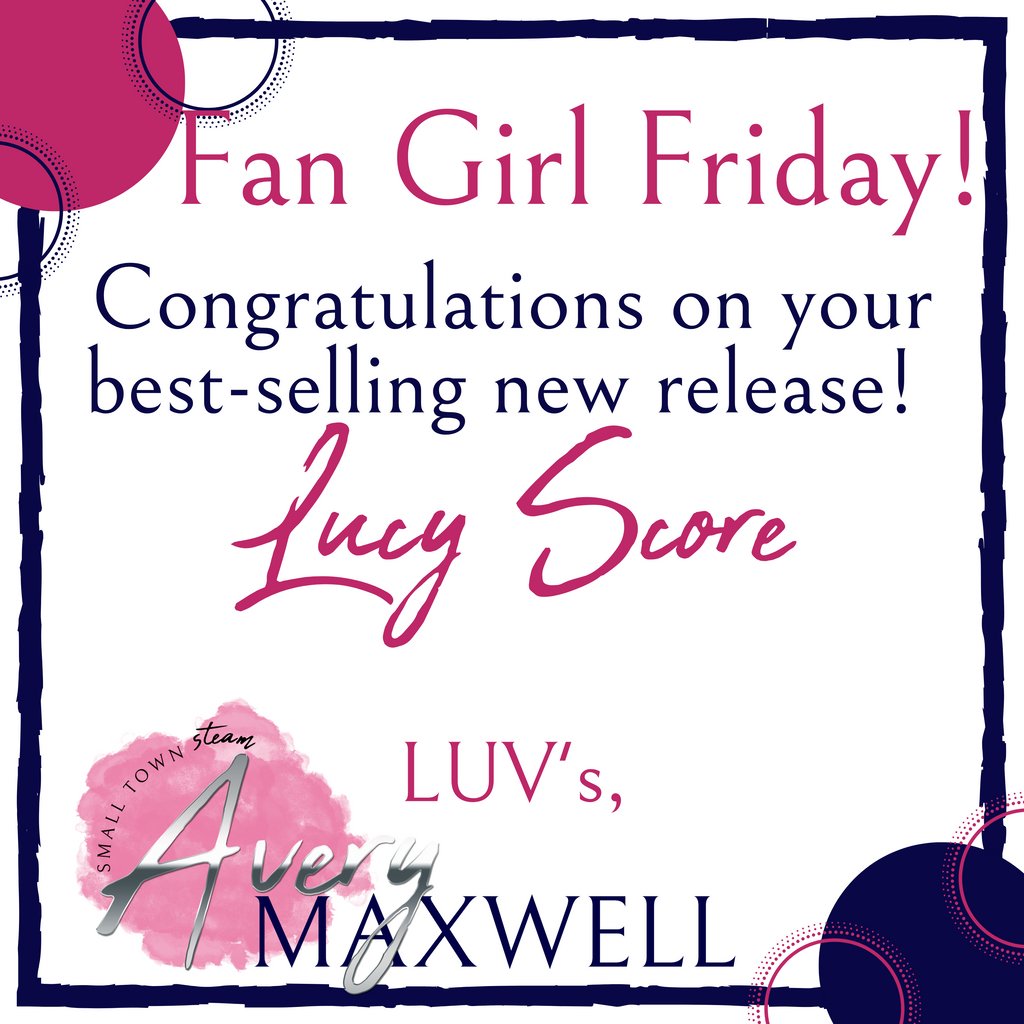 AveryMaxBooks's tweet photo. Congratulations Lucy Score on the best-selling release of Riley Thorn and the Blast from the Past.  
Have you read it yet??? What are you waiting for?
There is lots of Lucy Score goodness to fangirl over, go get some today!!!!

https://t.co/O4WzNoWVU6 https://t.co/PbE9zFE9cJ
