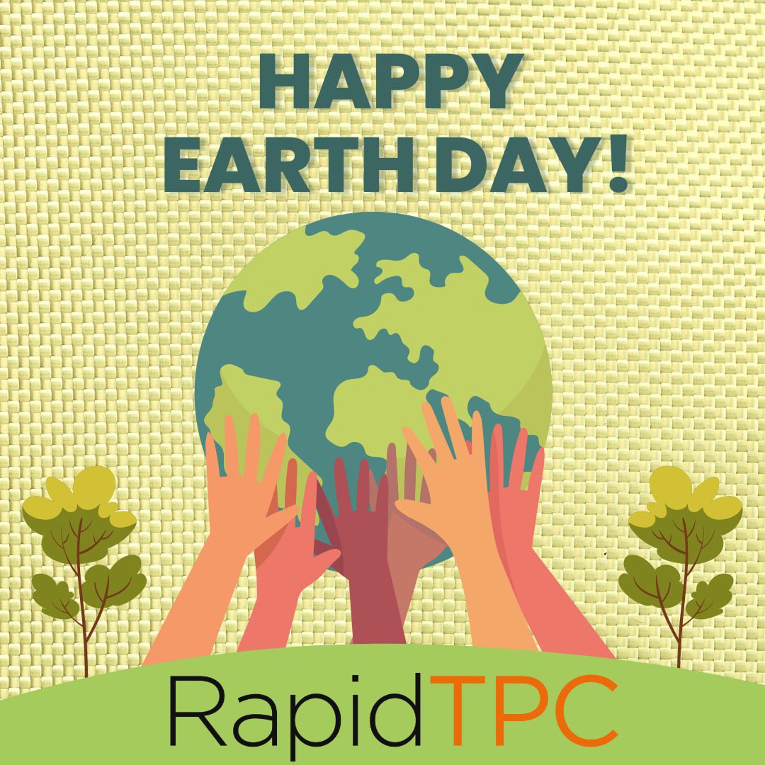 ♻️🌎💚 Shout out to planet earth! We are committed to #sustainability and a clean, healthy #environment ♻️ #rapidtpc