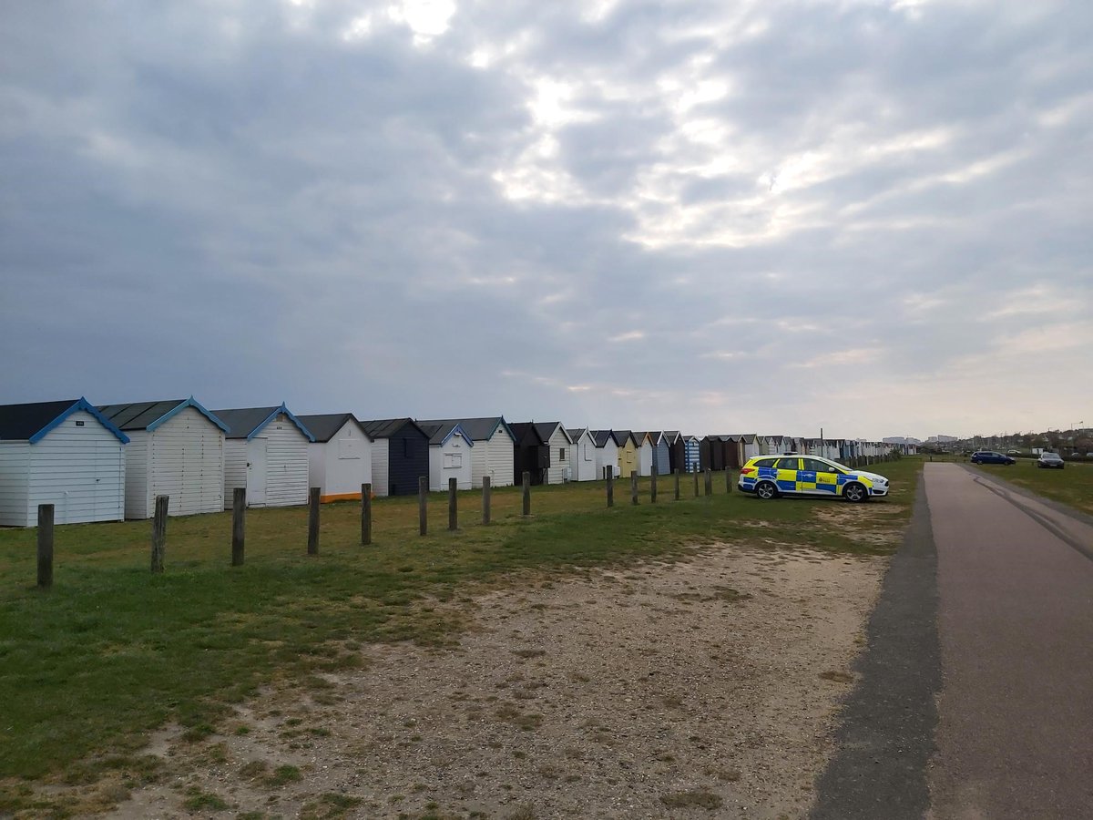 Officers have been patrolling between Maplin Way to the Coastguard Office, following several beach huts being broken into and damaged. If you have been impacted by this and your beach hut has been broken into, please contact 101 and inform us.