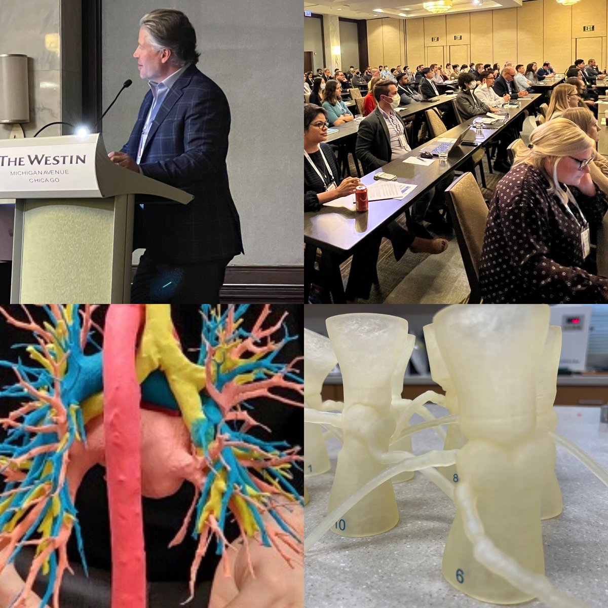 The <a href="/RSNA/">RSNA</a> #3Dprinting meeting for medical professionals starts now in #chicago. The only #CME meeting for radiologist, surgeons, engineers, &amp; the manufacturing industry. #3Dprinting changes patients lives!  <a href="/biomdlr/">Andy Christensen</a> #MedTwitter #RSNA3DSIG #AR #VR #FridayVibes #Medical