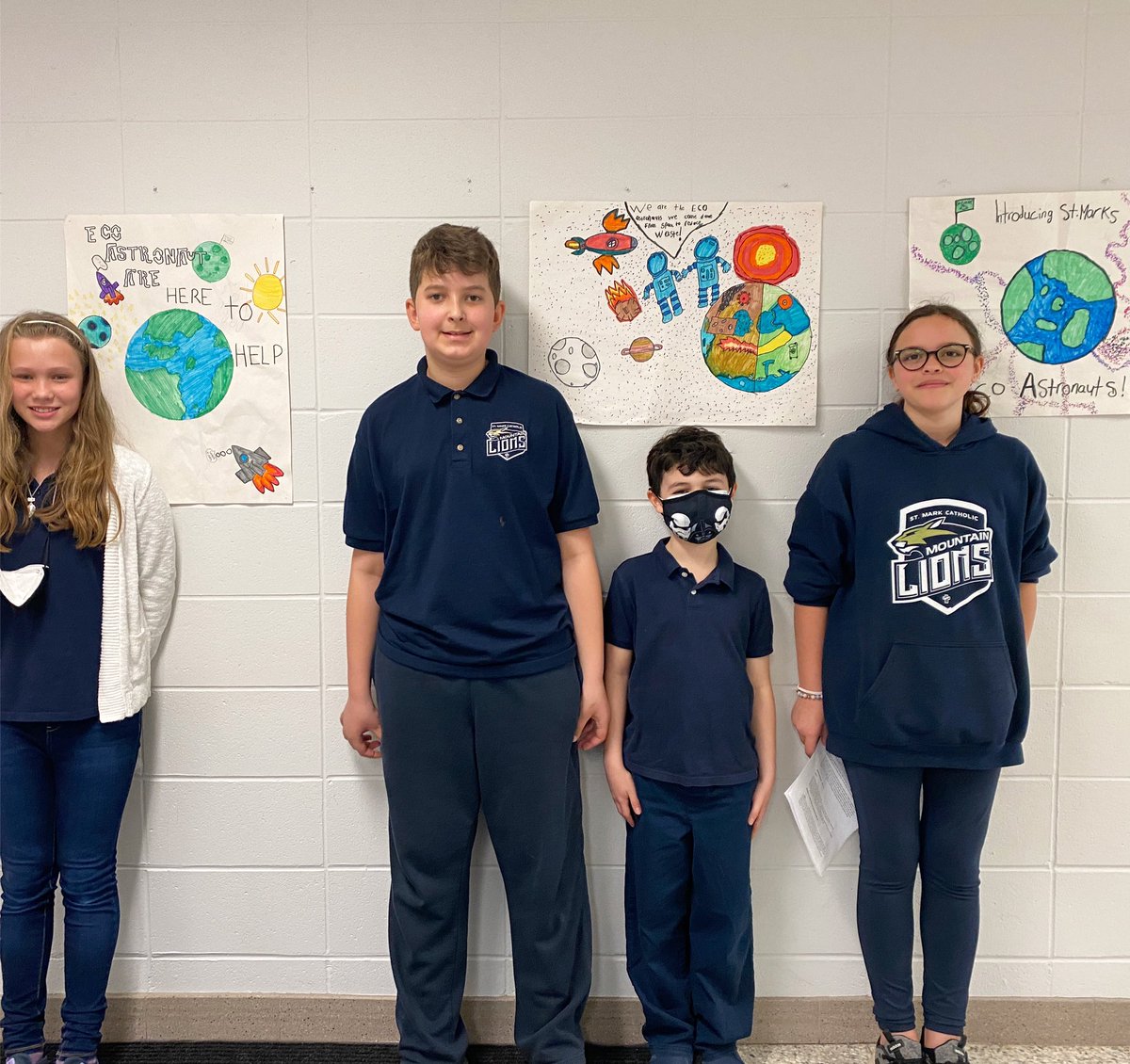 Thank you to our Eco astronauts for our Earth Day prayer service 🌎🙏