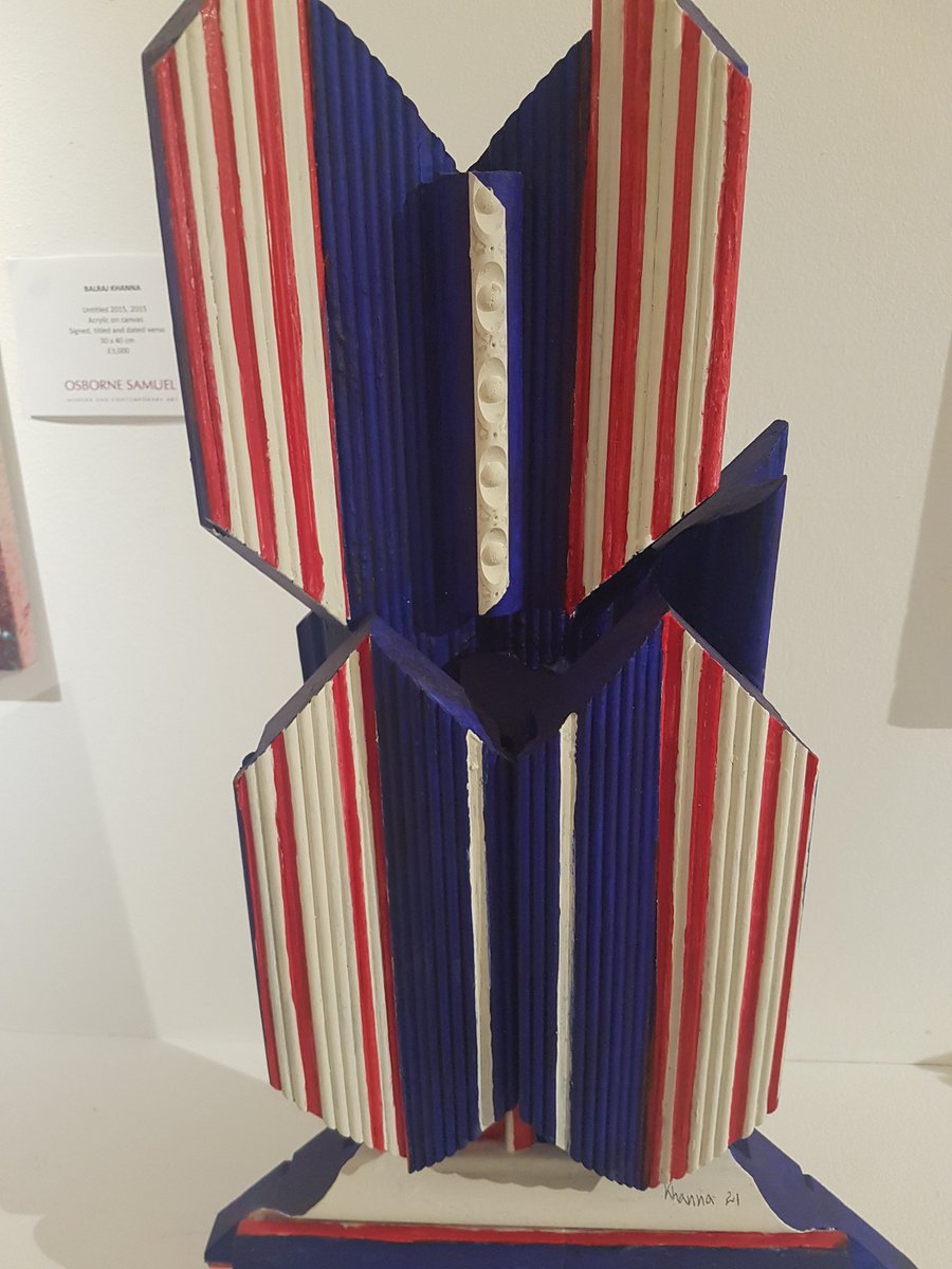 Managed to catch artist #BalrajKhanna exhibition @OsborneSamuel #lastday &amp; bought his memoir #BorninIndiaMadeinEngland a #mustreads <a href="/SADAAlive/">SADAA</a> #FridayVibes