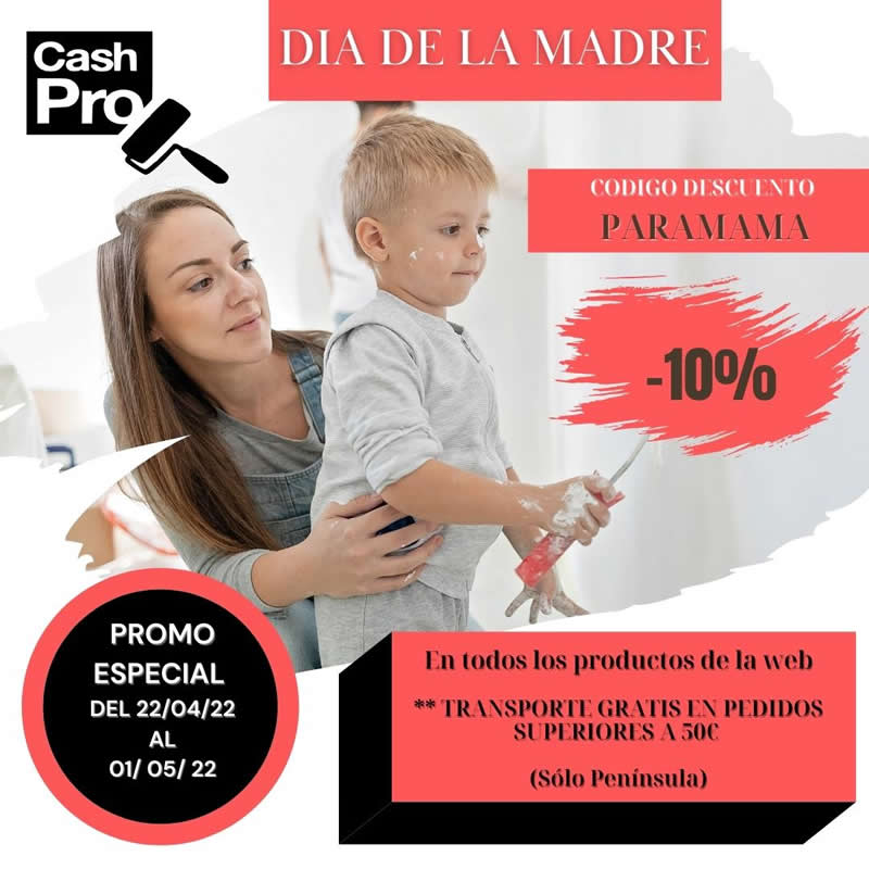 CashProshop's tweet photo. 💥 PROMO ESPECIAL POR EL DIA DE LA MADRE...

👉 -10% en todos los productos de la web con stock disponible en las fechas de la promoción.

💻 https://t.co/06BaakYxSk

Introduce este cupón dto. en tu carrito de compras...Ref. PARAMAMA https://t.co/BoXlngQXXT