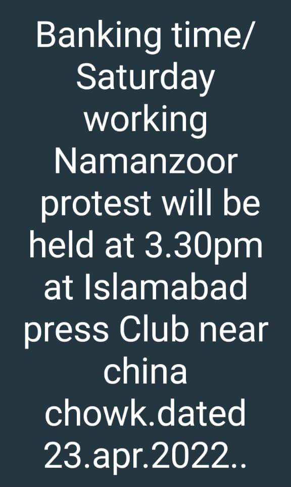 AftabKh27231380's tweet photo. #ہفتے_کی_چھٹی_بحال_کرو https://t.co/fyJpPToVK9