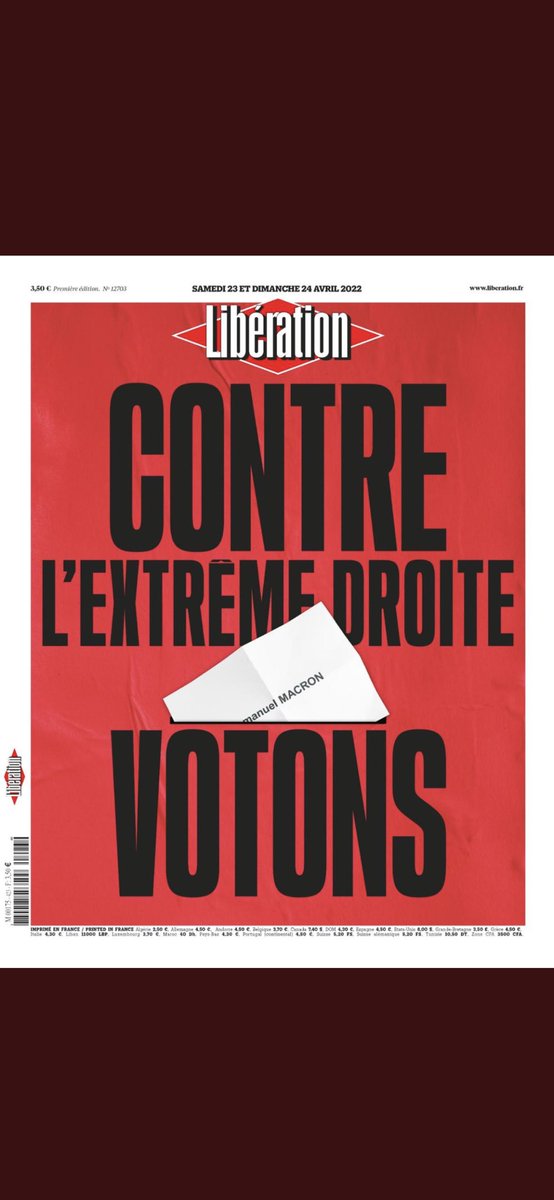 Macron: pour la France! Pour l europe! Pour le monde
