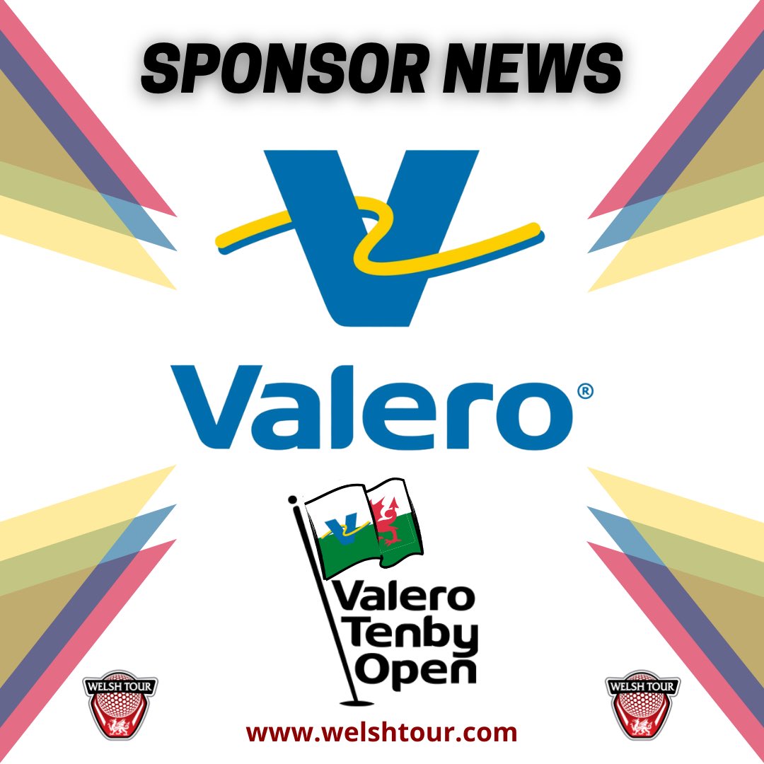 Excited to finally announce that the sponsor for our launch event <a href="/TenbyGolfClub/">Tenby Golf Club</a> is global energy giant <a href="/ValeroEnergy/">Valero</a>

🇺🇸 hosts the <a href="/valerotxopen/">Valero Texas Open</a> &amp; now 🏴󠁧󠁢󠁷󠁬󠁳󠁿 will host the ‘Valero Tenby Open’.

Still not too late to enter! Get in touch to find out more.
#nationaltourofwales