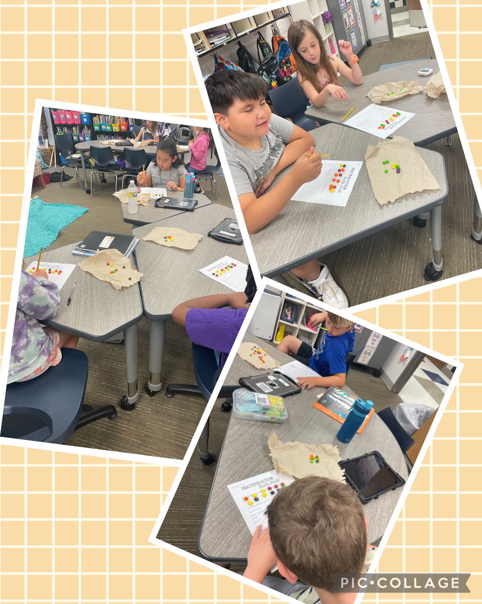 Fractions sure were “SWEET” this morning! <a href="/DESDolphins/">DES Dolphins</a> #DESisBEST