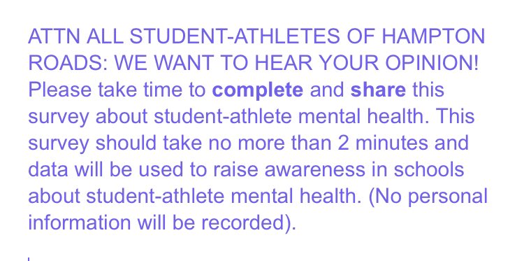 757_HS_Soccer's tweet photo. 757 Players,
Please take 2 minutes to help a fellow soccer player! 

Coaches and parents, please share with your athletes. 

https://t.co/q1MQngUyXj https://t.co/NrRFQ31mxa