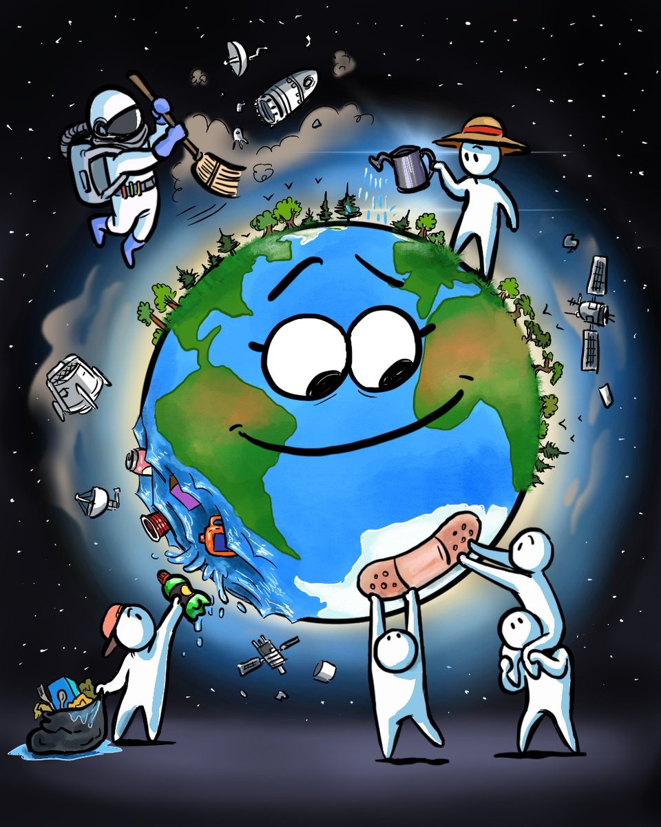 "To me, Earth Day is every day. Taking care of Earth is taking care of ourselves and each other as well. When our house gets dirty we clean, when we get sick, we need time to heal, if there's a hole in the house, we fix it, and when we run low on food and water, we conserve.