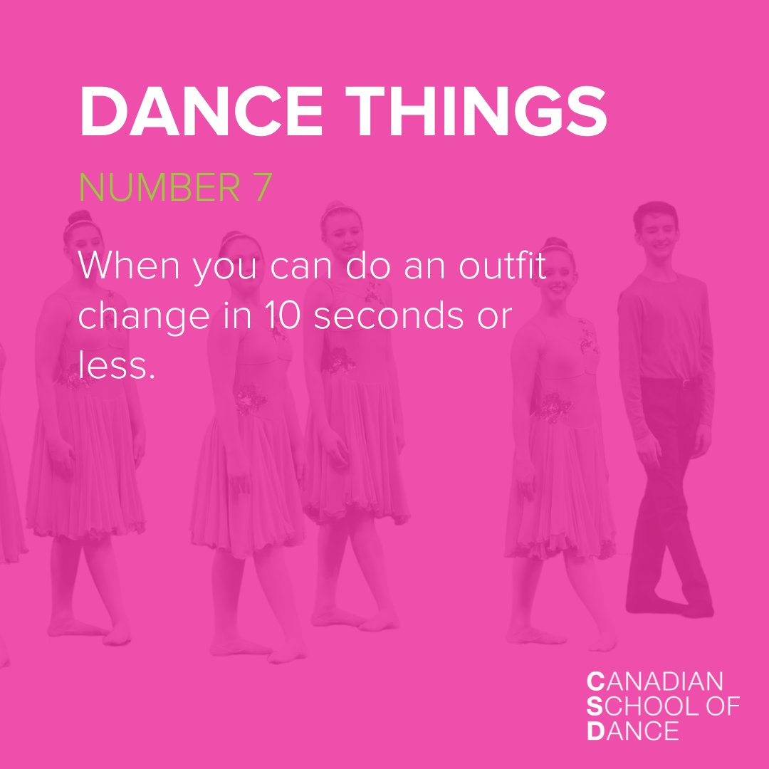 CSDdance's tweet image. It takes a lot of practice to master that skill! 😉

What other skills have you learned thanks to the #DanceLife? 

#DanceThings #SchoolOfDance #DanceLife #CSD