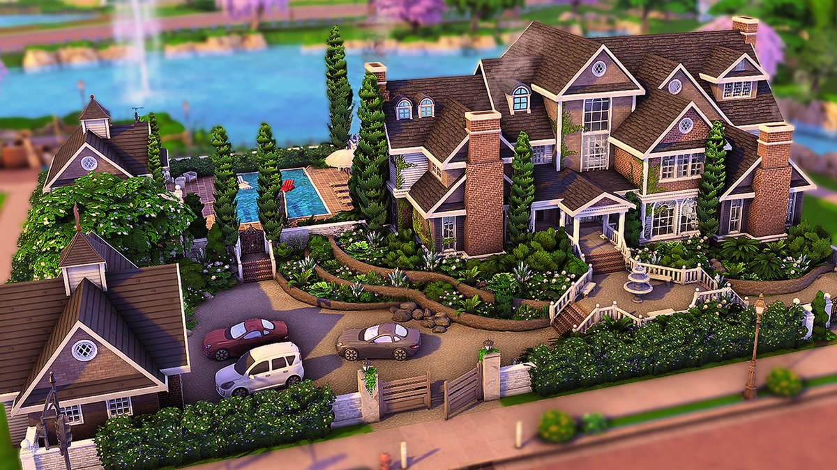 jessicapieYT's tweet photo. New Speed Build! 

I built a Huge Family Mansion!

>>> https://t.co/BOiJrMEqC6

@TheSims 
 
@SimsCreatorsCom  

#TheSims4 #ShowUsYourBuilds #NoCC https://t.co/1DTe3sYLpU