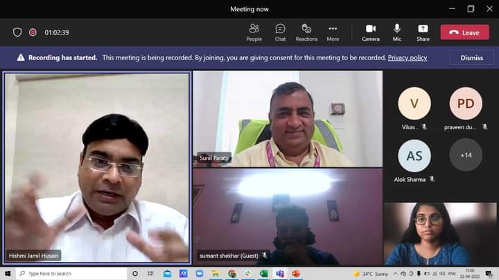 Lakshya_society's tweet photo. On occasion of #EarthDay2022 today in association with @lkoairport we had organized #webinar on #Invest_in_our_Planet #To_make_our_Earth_Green

Dr Hishmi Jamil Husain @hishmihusain #Head_Biodiversity @TataSteelLtd graced the event by sharing his knowledge &amp; experience

#climate https://t.co/vTc9nzhTEu
