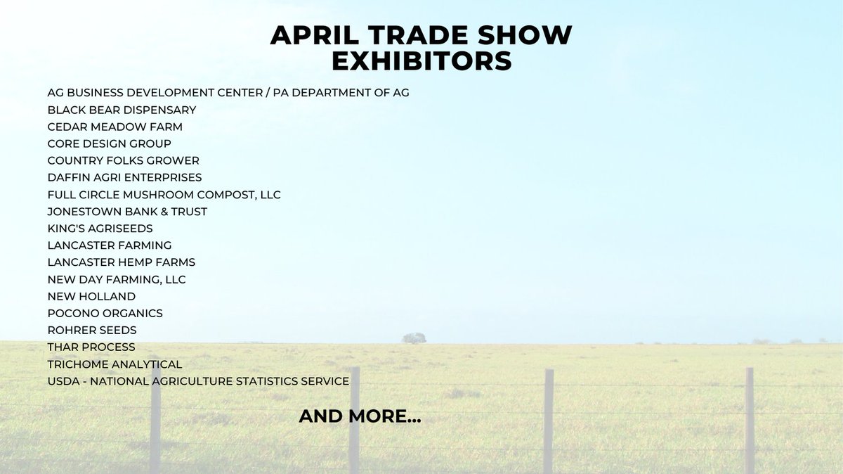 Our exhibitors are eager to meet you next week!

 #hemp #ushempgrowers #hempfiber #hempgrowers #hempevent #hempproducts #hempfarmers #hempcrete #hemphurd #hempwood #hempfeed #hempcapital #hemptechnology #hemptextiles  #hempcommunity #hempproducts