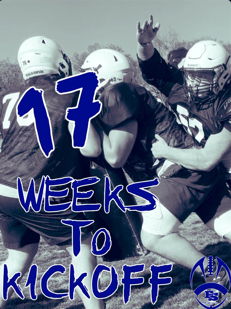 FSFootball's tweet photo. ⬜️🟦 COUNTDOWN TO KICKOFF ⬜️🟦

1️⃣1️⃣8️⃣ DAYS
 
1️⃣7️⃣WEEKS 

#ALLIN https://t.co/frySZJCGRT