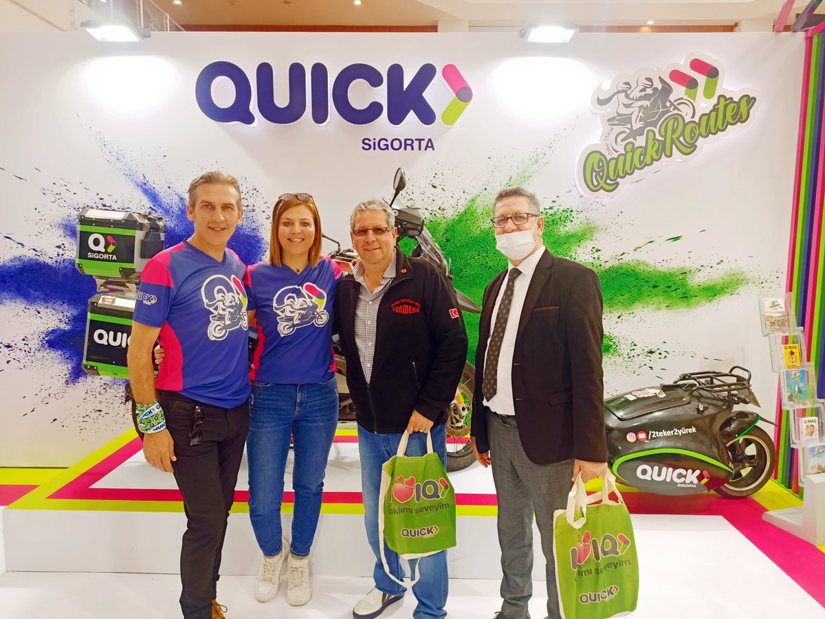 RoutesQuick's tweet photo. #Motobikeİstanbul’da ikinci günü geride bıraktık. Çok eğlenceli bir gün oldu. Yol arkadaşlarımız ile buluşma noktamız @quicksigorta standına olan yoğun ilginiz için teşekkür ederiz. Yarını iple çekiyoruz 🏍

#Motobike2022 #QuickSigorta #motosikletfuarı #Motobikeİstanbul2022 https://t.co/1D8GjP643D