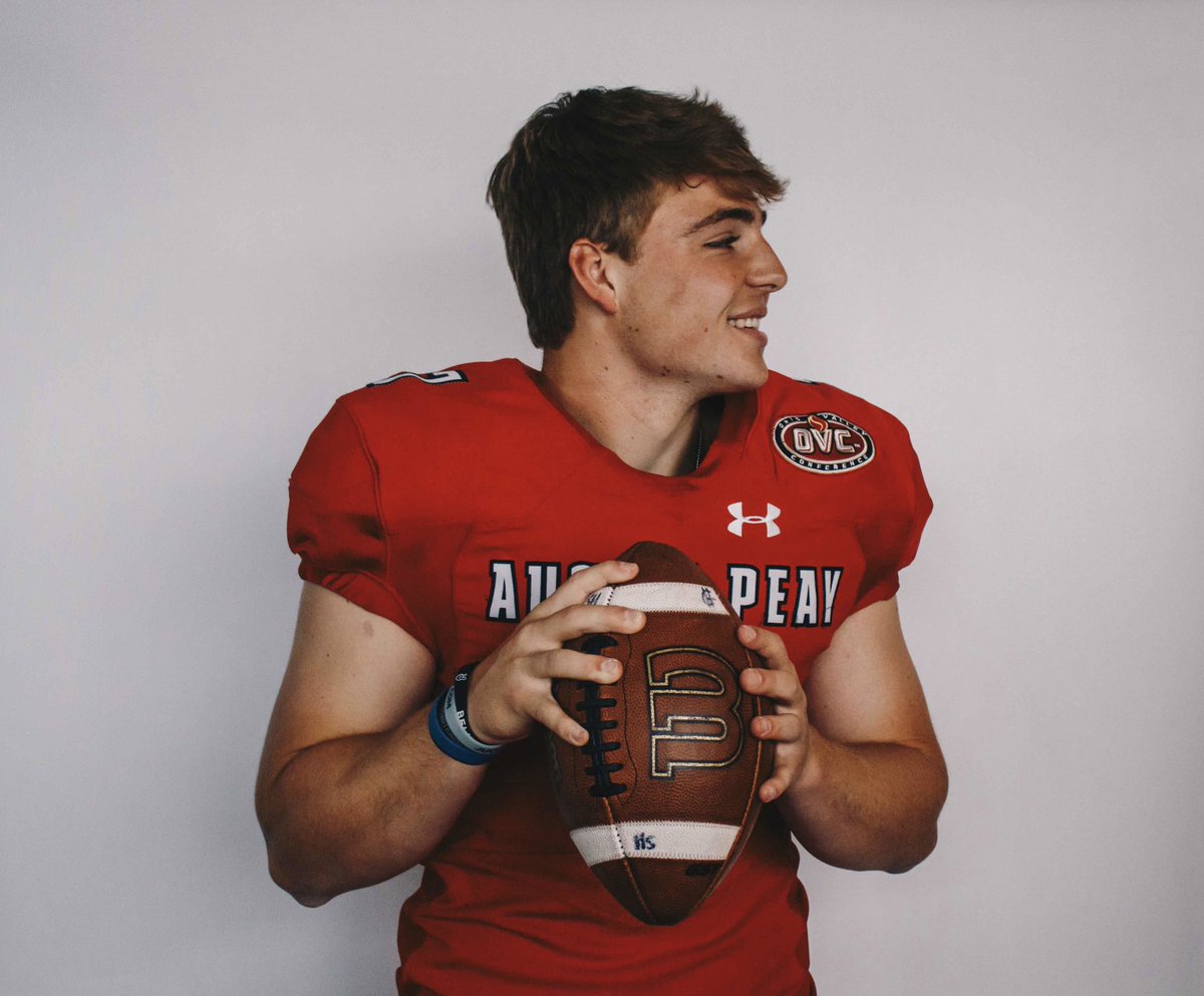 NatehaydenQB's tweet photo. Thank you Austin Peay for a great visit‼️ Very impressed with the program🔴⚫️  @GovsFB @MStateSpartans1 @MSt8Football https://t.co/2GGv5746bf