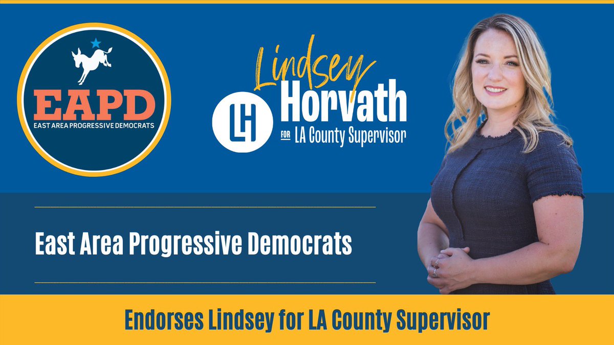 Exciting endorsement announcement: <a href="/EAPDLA/">East Area Prog. Dems</a> are leaders in their community, and I'm thrilled to have their support. 

Meaningful change is possible when we work collaboratively to build public trust and bring everyday people to the table. Let's get to work for LA.
