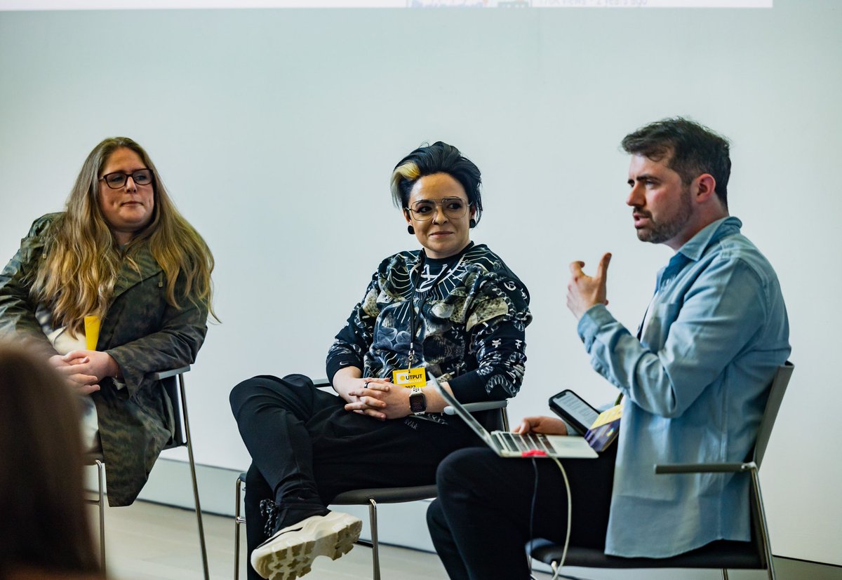 OutputBelfast's tweet photo. THAT’S A WRAP! What a DAY at Output Belfast 2022! Thank you to all our incredible speakers, artists &amp; volunteers for bringing Output Belfast back in style 👏

HUGE thanks to @belfastcc @ArtsCouncilNI and @PPLUK for their support, without which none of this would be possible 💛 https://t.co/sEBrRZtrLB