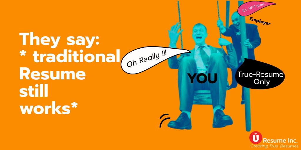 🔻Solving problems associated with the traditional resume.
Join us to know more, 
resumeinc.com

#technologies #myspace #DataSecurity #cryptocurrency #NFTsales #Resume #HumanResources #Web3 #Python #MarkZuckerberg #ElonMuskTwitter #TrendingNow