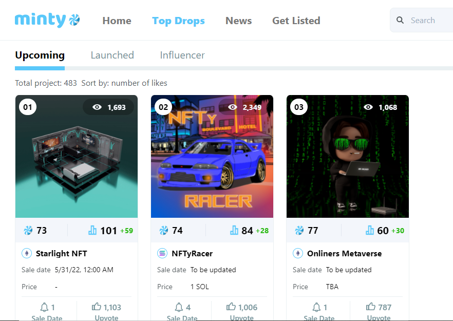 Starlightnft1's tweet photo. Guess who's #1 Trending on @mintyscore 🚀
Couldn't have been done it without you guys #NFTCommunity ✨ https://t.co/SMQPijdNar