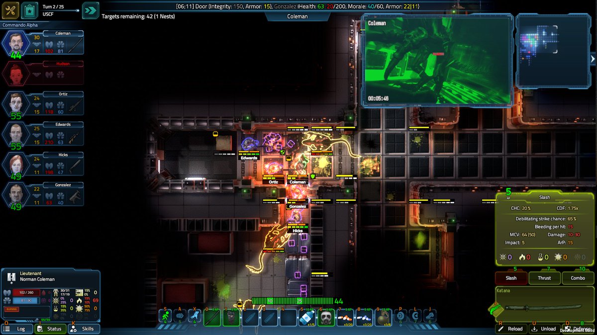 AngryCatStudios's tweet photo. Take a look at the information bar on the top which shows important details during the combat.
Wishlist USC: Counterforce on Steam: https://t.co/CETjmrpuqd
#rpglite #strategy #turnbased #tactics #scifi #gamedev #indiedev #topdown #squad #steam #demo #tbt #wishlist #steam https://t.co/EAiRoON0No