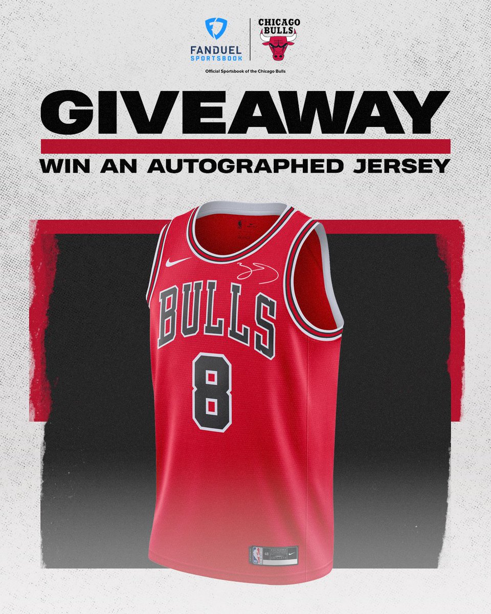 FDSportsbook's tweet photo. 🚨 𝗚𝗜𝗩𝗘𝗔𝗪𝗔𝗬 🚨

We've teamed up with the @chicagobulls to give away an autographed Zach LaVine jersey! 🔥

For your chance to win:
① Retweet this tweet
② Follow: @FDSportsbook

One winner will be chosen at random. Contest ends April 29th.

Rules: https://t.co/5OMMD0uqOf https://t.co/mQ2LssvsQY