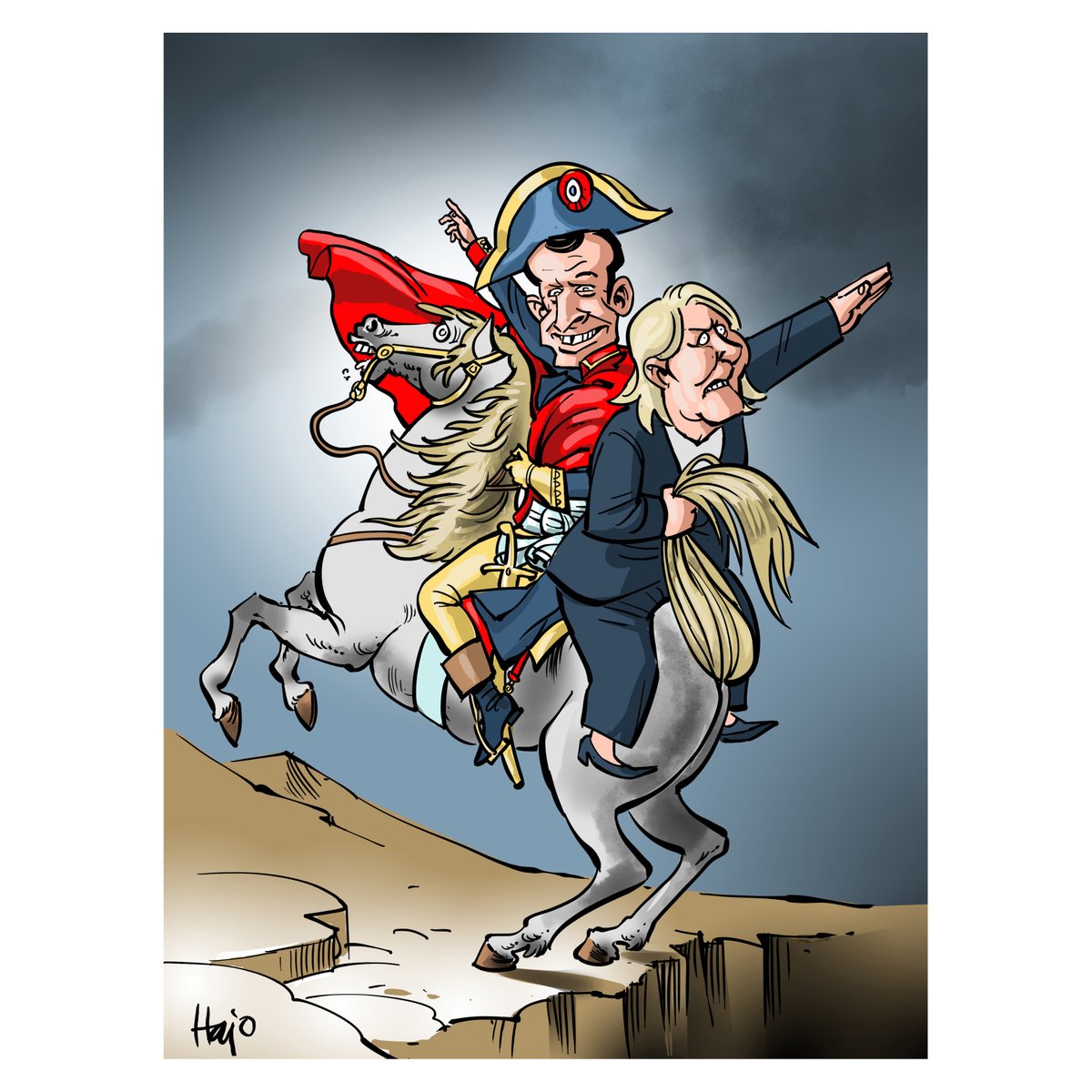 #frenchelections #france #Macron #LePen #Napoleon #nazi #direction