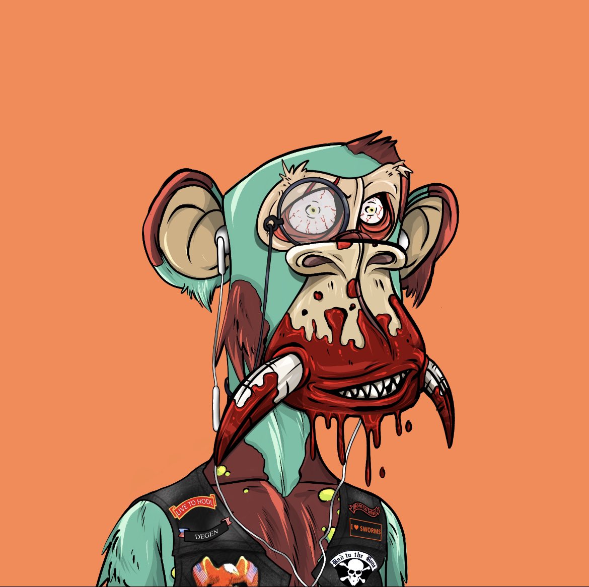 IdMintThat's tweet image. ⚡️⚡️⚡️ FLASH GIVEAWAY ⚡️⚡️⚡️

I’m giving away an unrevealed @ZombieApesNFT before tonight’s reveal party to one person who 👇

🦧 FOLLOWS Me &amp;amp; @ZombieApesNFT 
🦧 RETWEETS 

Reveal party starts @ 7 pm EST tonight !