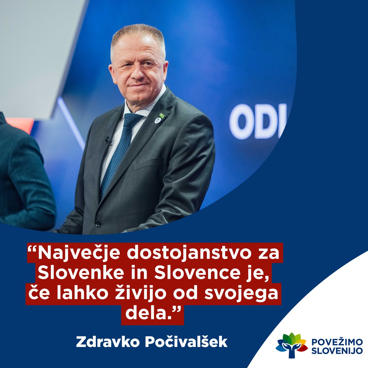 #Soočenje <a href="/24UR/">24UR</a> | Slovenija je toliko močna, kot je močno njeno gospodarstvo. Gospodarstvo zagotavlja socialno državo in pomoč tistim, ki jo potrebujejo. Želim si Slovenije, kjer nikogar ne puščamo zadaj.