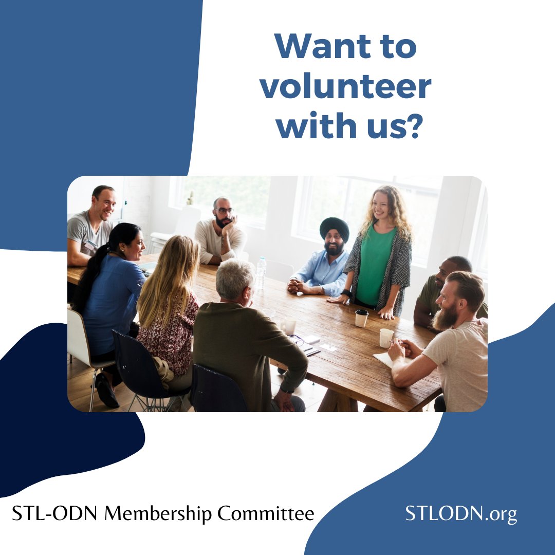 Want to volunteer with us? STL-ODN is seeking membership committee volunteers!

Email us at stlouisodn@gmail.com

#stlodn #voluteer #membership #joinus