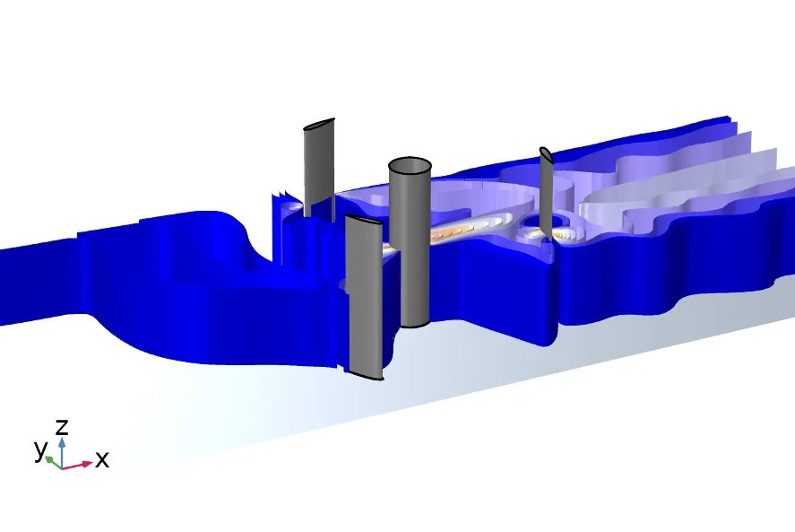 COMSOL_Inc's tweet photo. 🐟 🐠 To help create a more fish-friendly hydropower turbine, Physixfactor turned to #simulation. The safer design also produces power more efficiently. Read the full story here: https://t.co/mJN186QVSt #EarthDay2022 https://t.co/FfZdYVVJce