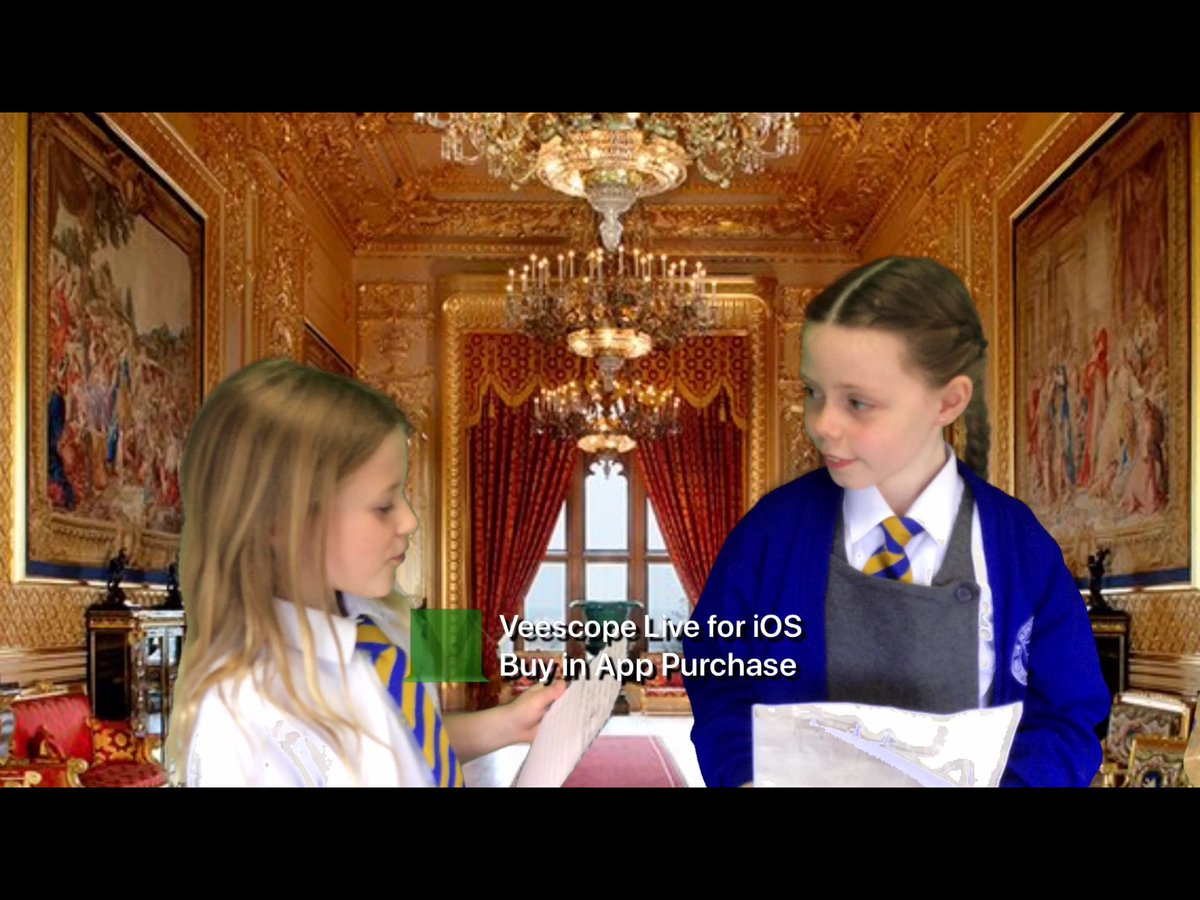 Class 2 enjoyed using a green screen this afternoon to interview different monarchs from British history.