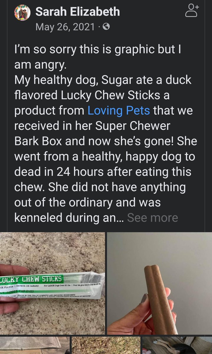 PhD_OnTheCouch's tweet photo. ⚠️⚠️⚠️⚠️⚠️⚠️⚠️
ATTN: DOG OWNERS
This link is not for the faint of heart!! Grrrrrr🤬🤬🤬
#LovingPets #BarkBox 
Link: https://t.co/GmkH3vy6n0 https://t.co/t6b0tKgYyL