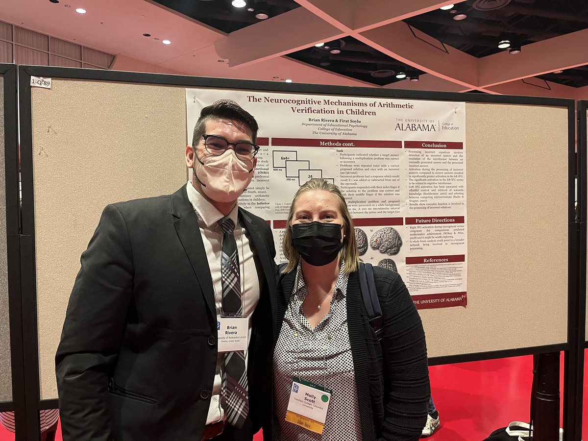 Loved seeing my fellow Baby’s First Years site coordinator <a href="/BrianRivera21/">Brian Rivera</a> at <a href="/cogdevsoc/">Cog Dev Society</a>! Awesome dissertation work! #CDS2022