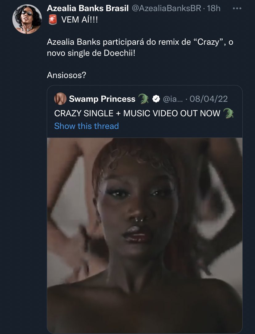 AzealiaBanksBR's tweet photo. CANCELADO. 

Tempo record, 18 horas após o anúncio. https://t.co/Hfqel5H6es
