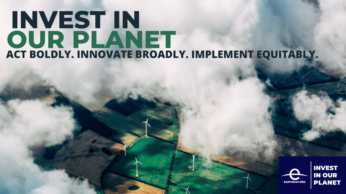 It's no longer a choice between going green &amp; growing profits—sustainability is the path to prosperity. We have the ability to make changes in every industry but that can only happen when we all work together to #InvestInOurPlanet.
Learn more bit.ly/3neB4pN #EarthDay2022