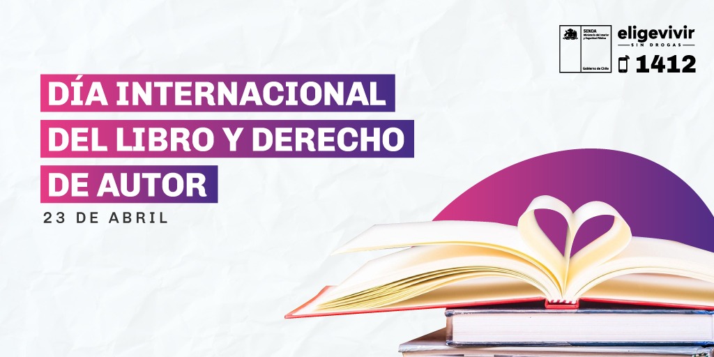 MFuenzalidaVII's tweet photo. En el #DiaInternacionalDelLibro te recomendamos visitar nuestra página web https://t.co/MXkNg3Xg9b y en la sección Bibliodrogas, encontrarás contenido especializado sobre el tema del consumo de alcohol y las demás drogas. https://t.co/4NHbv6eyyx