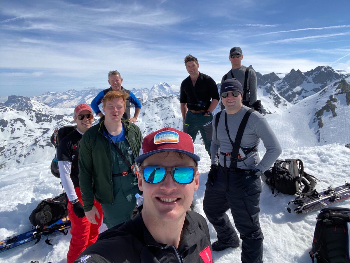 7RIFLES_CO's tweet photo. Great place for a lesson - some of the team on Ex IVERNA VENTURE in Val Thorens, France, on their Ski Foundation Level 3 ski touring training – in preparation to becoming an instructor.
 
#WeReleasePotential
#WeAreSwiftandBold https://t.co/jHP7W0Ekrw