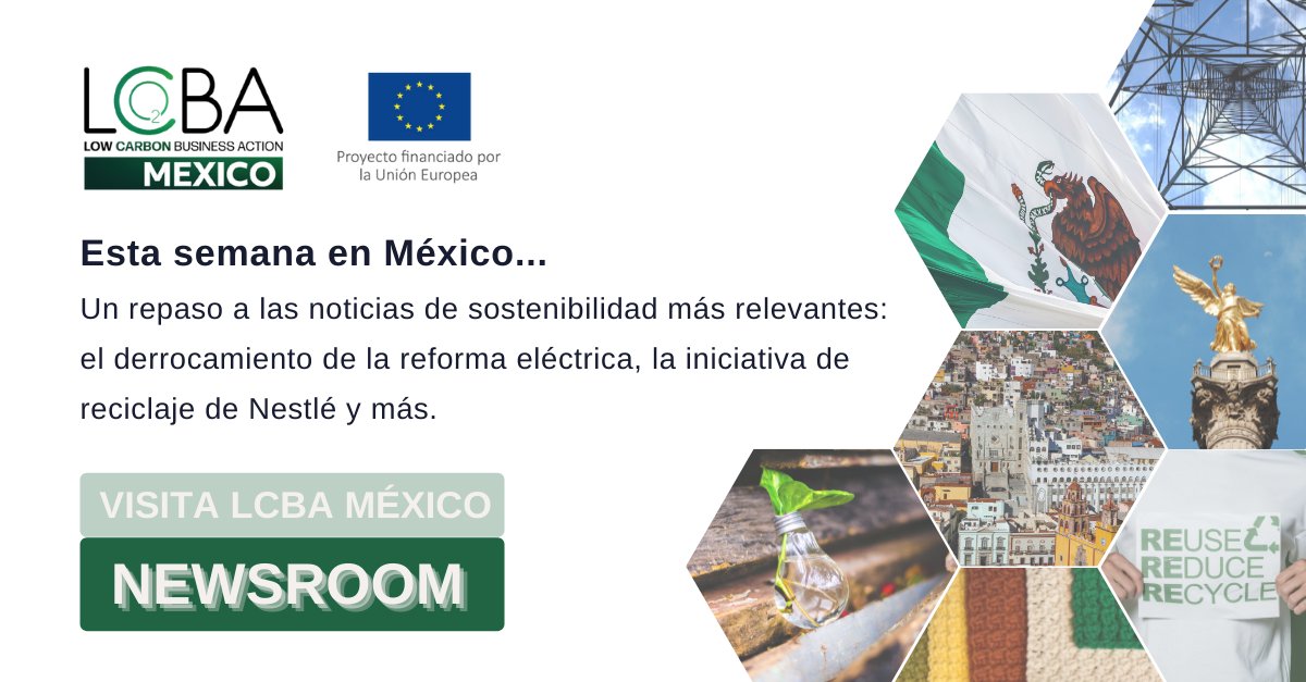 MexicoLowCarbon's tweet photo. ¡Estrenamos el Market Watch de nuestra Newsroom!
Todos los viernes le ofreceremos un resumen de las noticias más relevantes del mercado mexicano en materia de sostenibilidad.
➡️ Mantente al tanto aquí https://t.co/2AsSjGZoQ1
#LCBAM #Sostenibilidad #Movilidad #EUForeignPolicy https://t.co/37G2UVS3yy