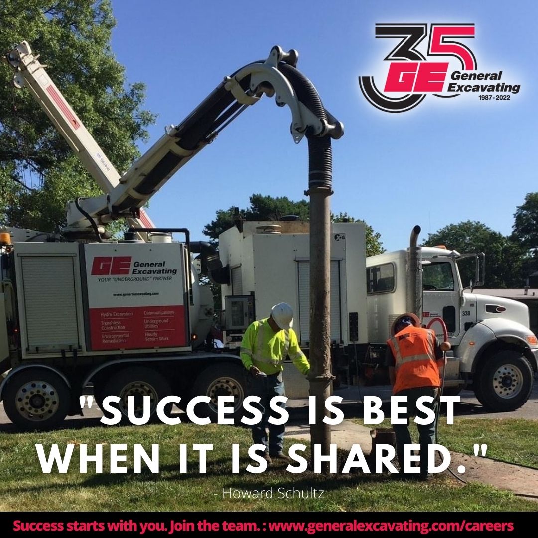 GenExc's tweet photo. Success starts with you. Apply now at 402.467.1627 or visit https://t.co/QnzxuEaiMJ. #GeneralExcavating #lincoln #hiring #success #hydroexcavation #career https://t.co/E3vBWEv5kZ